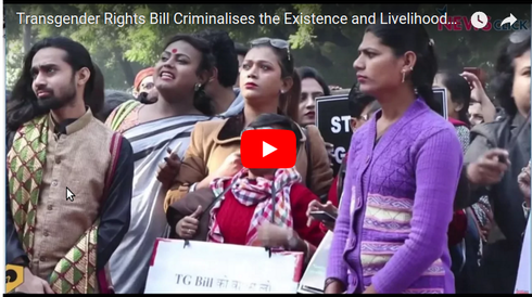 The Transgender Persons (Protection of Rights) Bill 2016 criminalises Transgender Persons