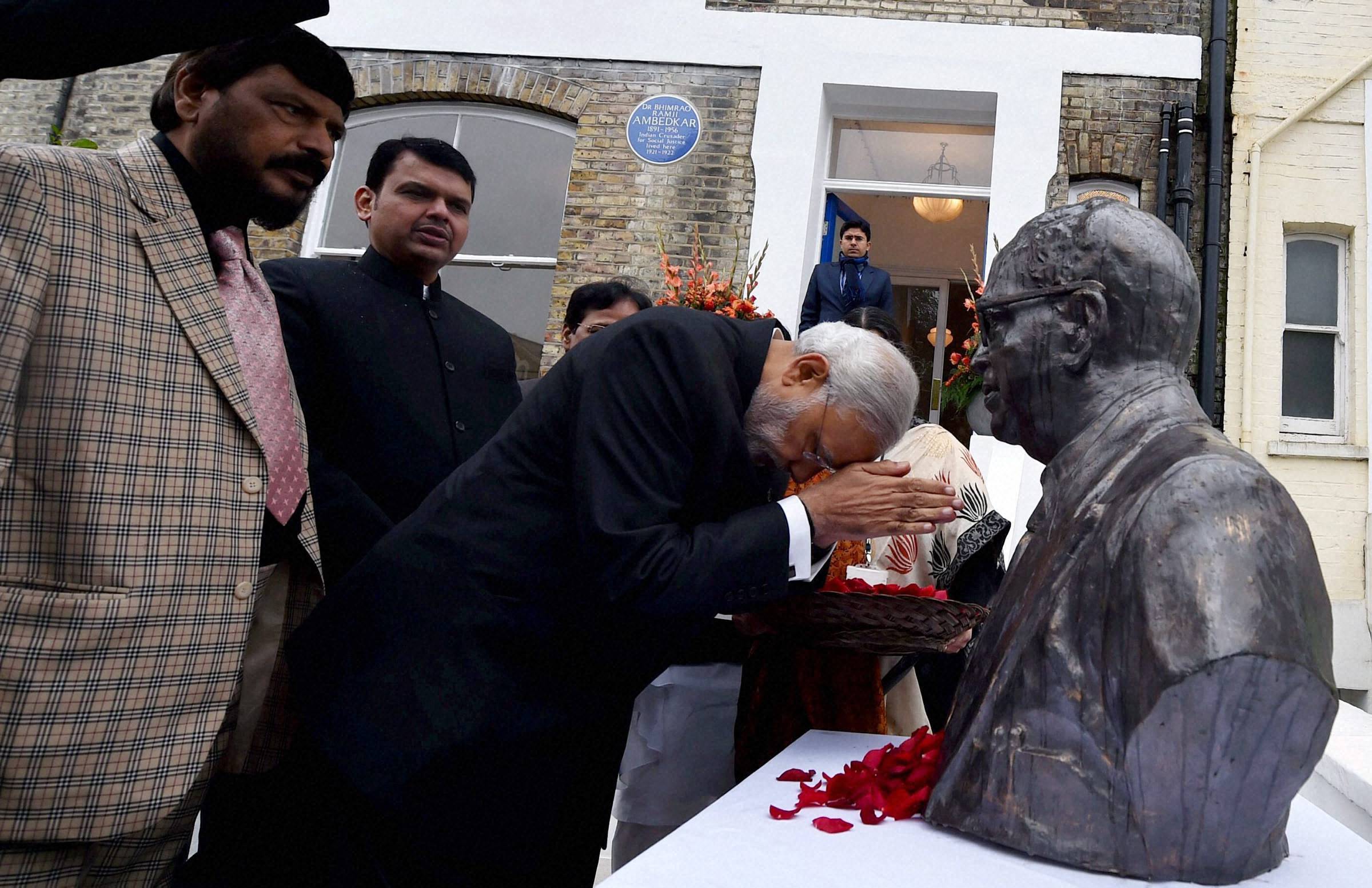 PM Modi No Show at the Ambedkar House in London on 19 April 2018