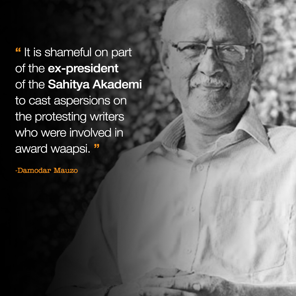 Damodar Mauzo: “Indian writers have always stood by their right to freedom of expression…”