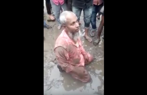 Mob Attacks 68 Year Old Muslim Man On Beef, Forces Him to Eat Pork