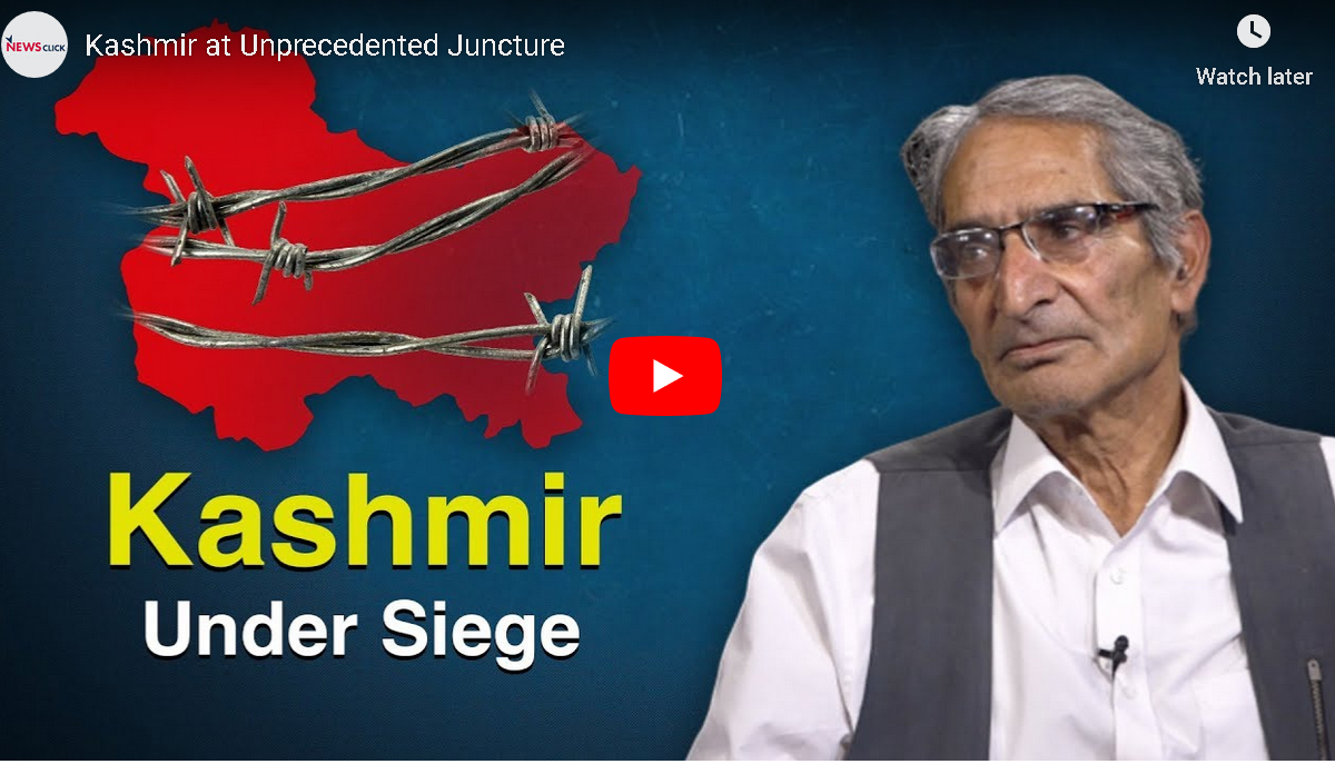 Kashmir at Unprecedented Juncture