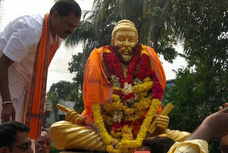 Thiruvalluvar in Saffron, Strong Backlash in Tamil Nadu
