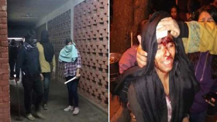 जनेवि परिसर में अखिल भारतीय विद्यार्थी परिषद् के गुंडों द्वारा कल देर तक चलने वाले हिंसक हमले के ख़िलाफ़ बयान