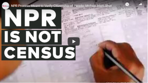 NPR process meant to verify citizenship of people: Mohsin Alam Bhat