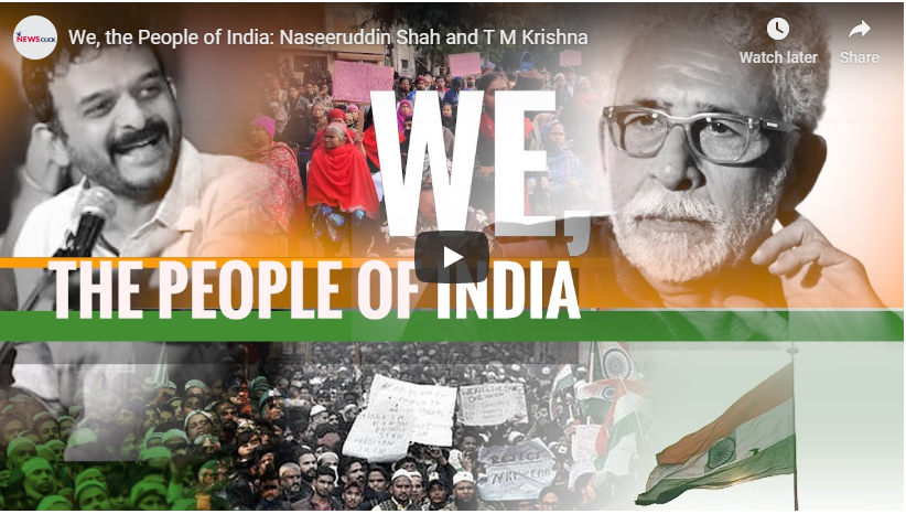 We, the People of India: Naseeruddin Shah and T M Krishna