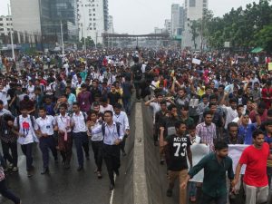 In solidarity with the protesters in Bangladesh