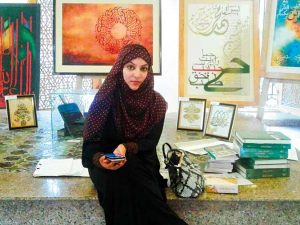 Kashmir got it’s first female calligrapher