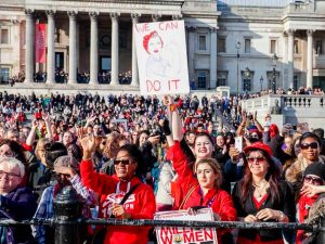 Shaheen Bagh women inspire Million Women Rise 2020 in London