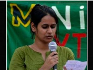 Why is Natasha Narwal not allowed to register for PhD semesters at JNU?