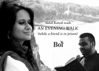 Akhil Katyal reads a poem for Natasha Narwal
